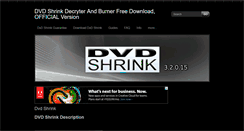 Desktop Screenshot of dvd-shrink.net